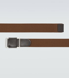 Loro Piana - Leather and wool belt