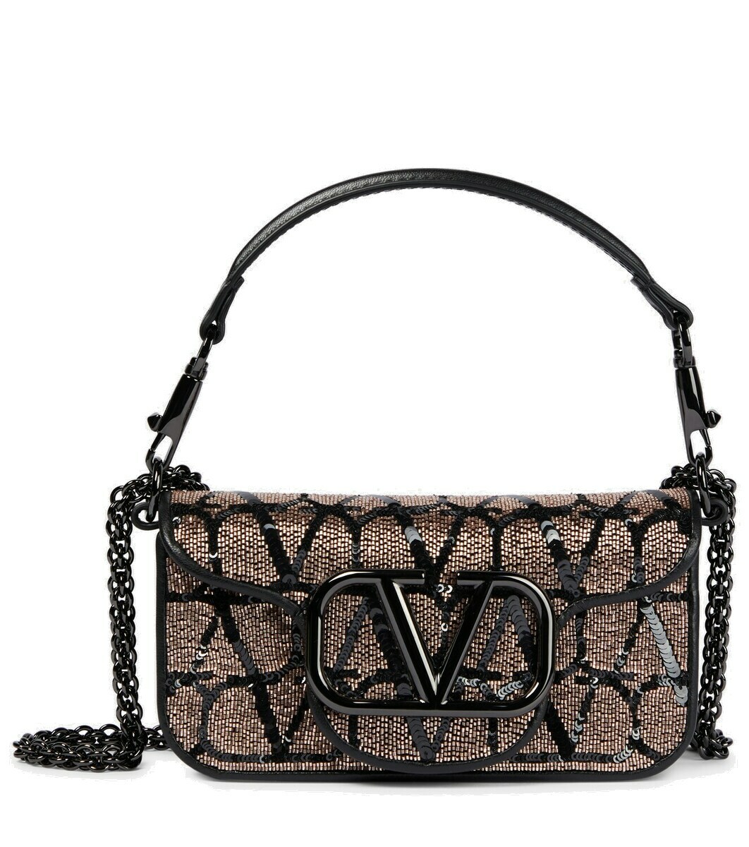 Valentino Garavani Locò Small Toile Iconographe shoulder bag