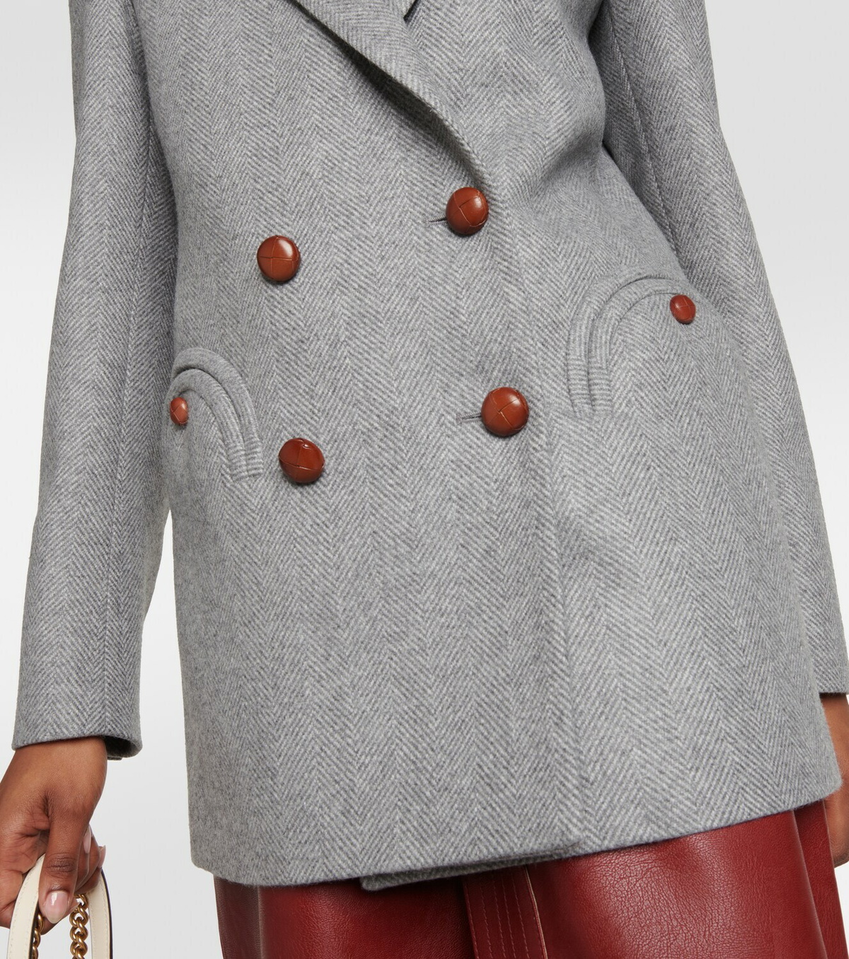 ジャケット Blaze Milano Grey wool double-breasted blazer Blazé Milano Grey wool double-breasted blazer | TheDoubleF