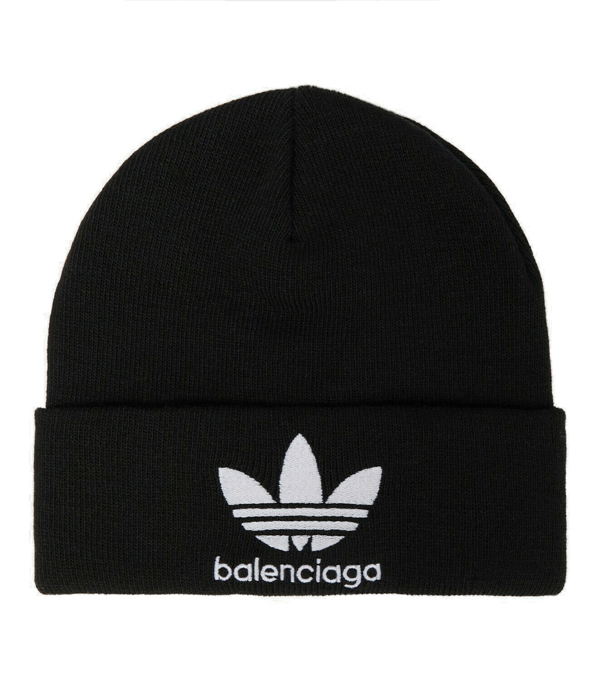 Balenciaga Black Jacquard Logo Beanie Balenciaga