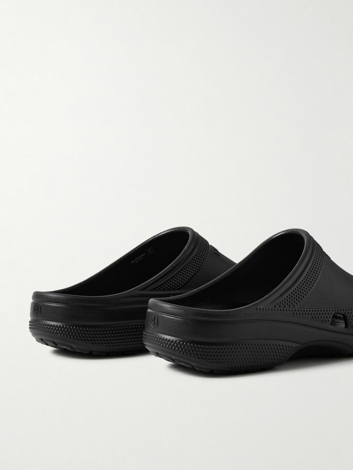 Balenciaga - Crocs Logo-Embossed EVA Slides - Black