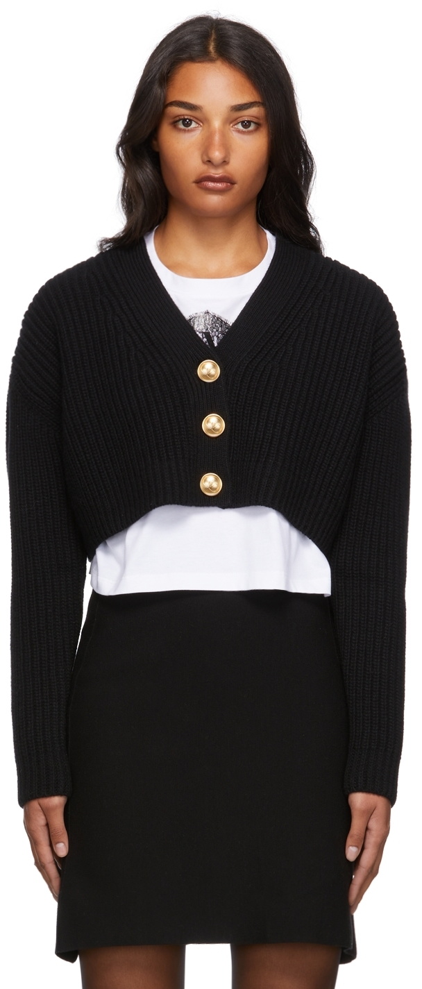 Valentino Wool Cropped Cardigan Valentino