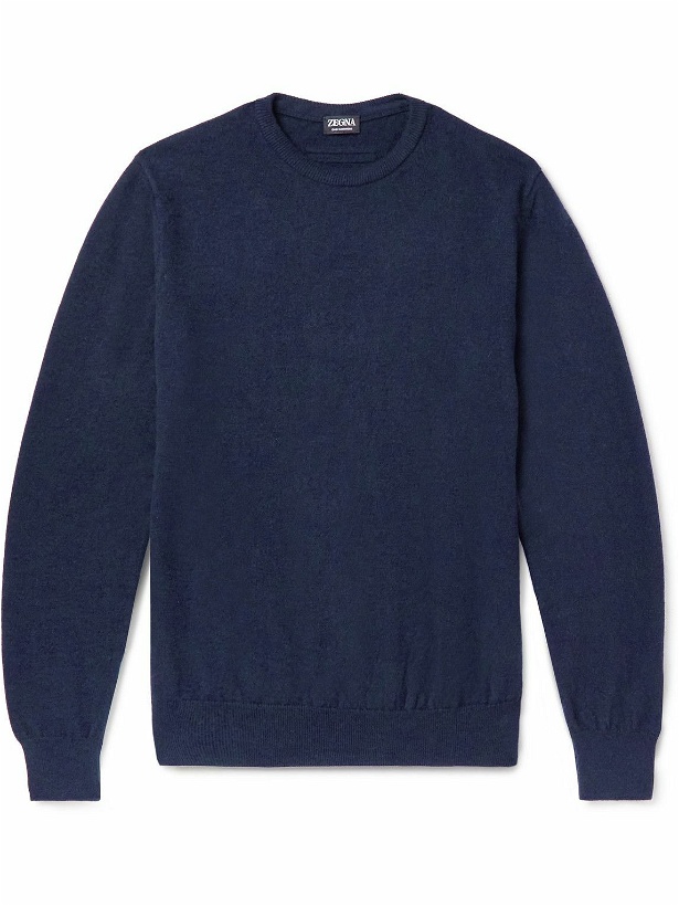 Photo: Zegna - Cashmere Sweater - Blue