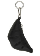 Lemaire Croissant Mini Leather bag Charm - Black - One Size