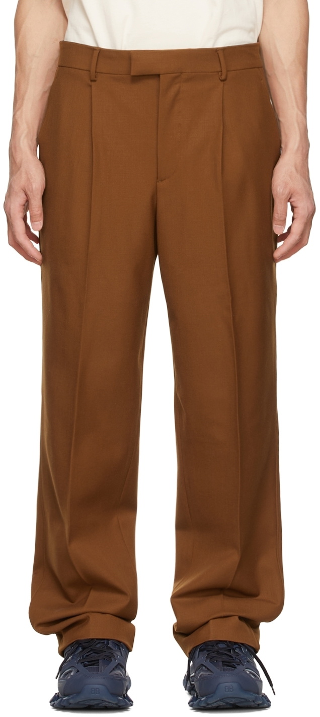 VTMNTS Brown Wool Trousers VTMNTS