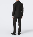 Lardini Checked double-breasted virgin wool suit
