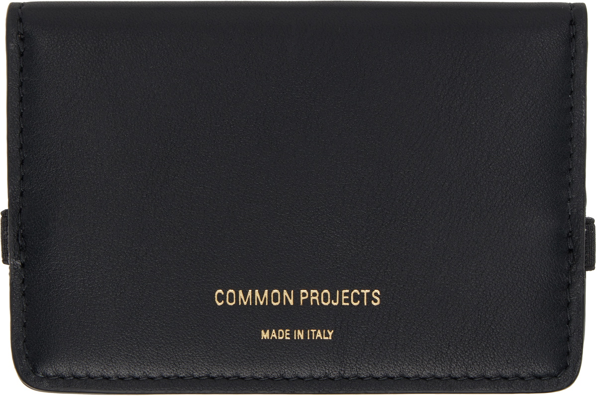 Common Projects Black Accordion Wallet