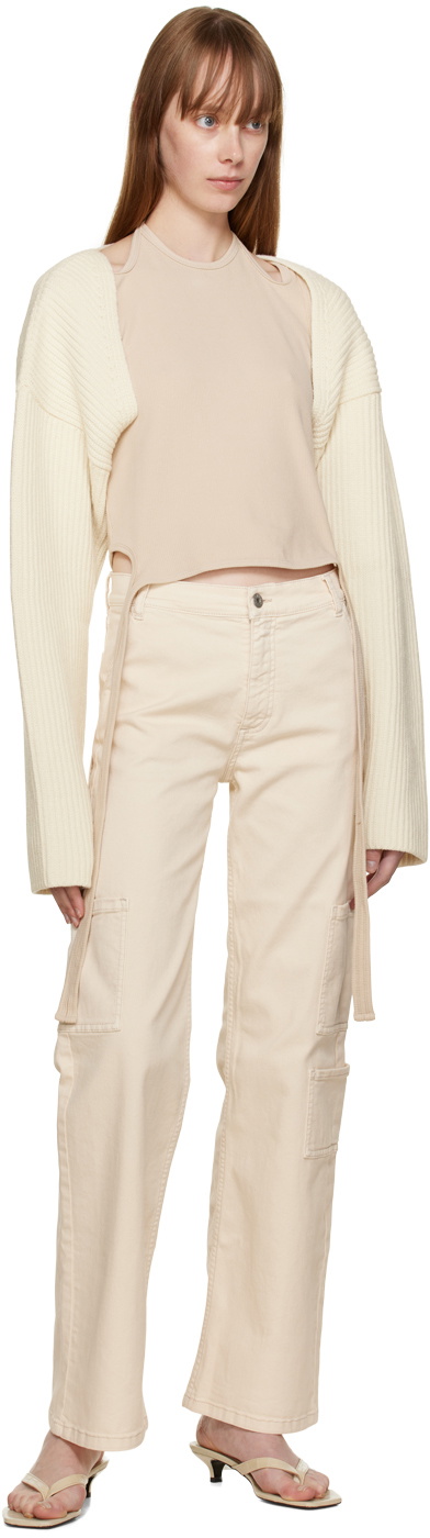 HALFBOY Off-White Worker Trousers