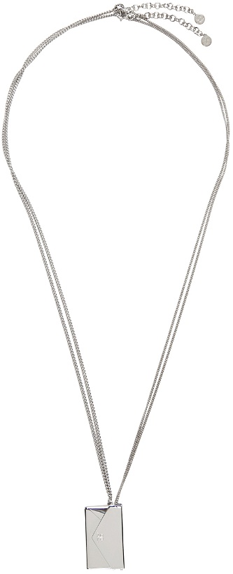 Photo: Courrèges Silver Envelope Necklace