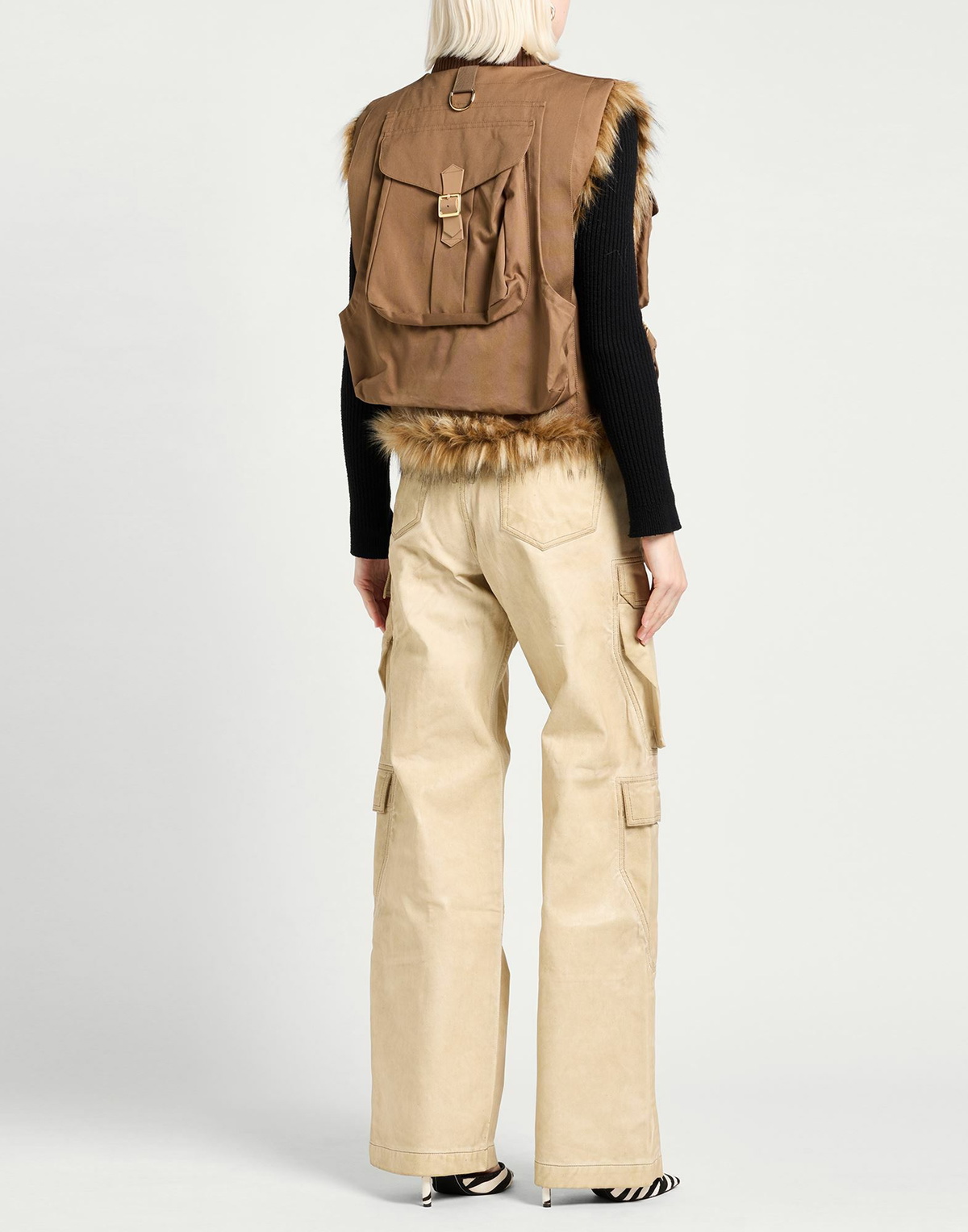 Dolce & gabbana Womens Vest Khaki