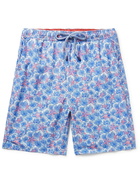 Peter Millar - Long-Length Printed Swim Shorts - Blue