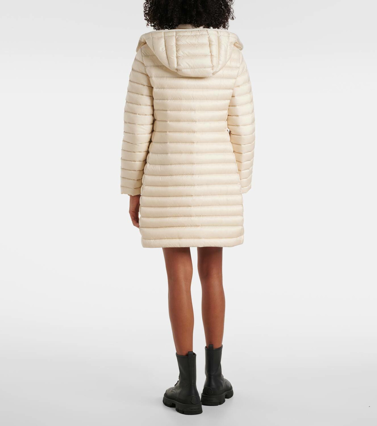 ひめこ モンクレール Igelong ロングダウンジャケット アイボリー Moncler Igelong down coat Moncler