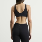 TALA Women's SkinLuxe Contrast Piping Sports Bra in Shadow Black