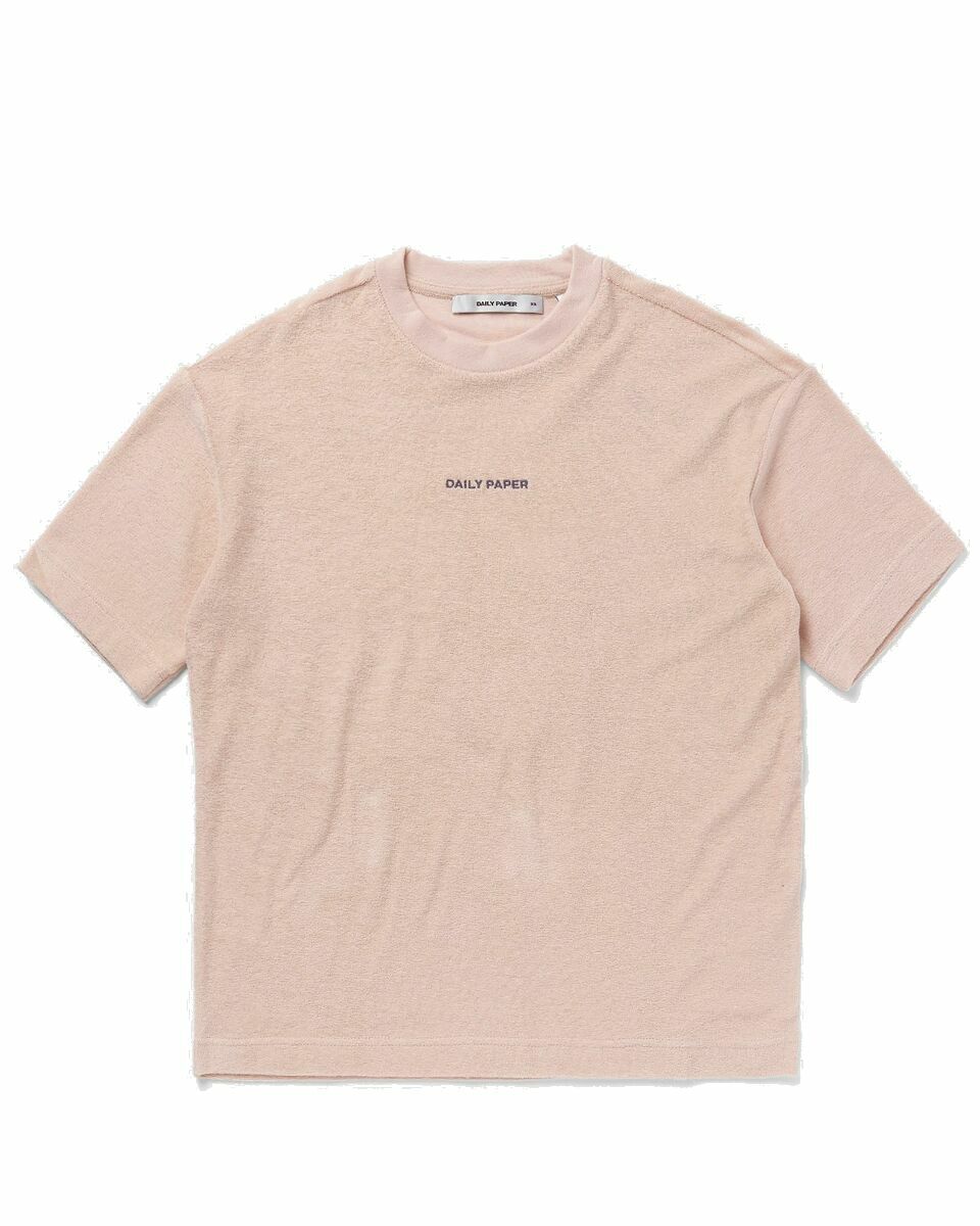 Photo: Daily Paper Renu S/S T Shirt Pink - Womens - Shortsleeves