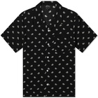 A.P.C. Men's Lloyd Paisley Vacation Shirt in Black