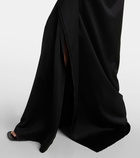 Dries Van Noten Sinas crêpe satin maxi skirt