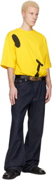 Moschino Black Logo Hardware Belt
