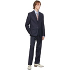 Gucci Navy Wool Straight-Fit Suit