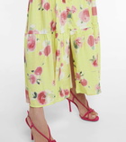 Rotate Birger Christensen Thora floral jacquard maxi dress