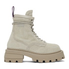 Eytys Beige Suede Michigan Boots