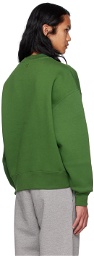 AMI Paris Green Ami de Cœur Sweatshirt