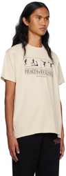 Sporty & Rich Beige 'Health & Wellness' T-Shirt