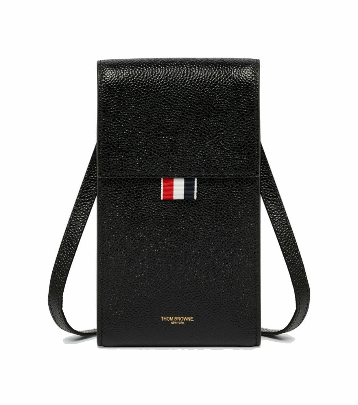 Photo: Thom Browne - Leather phone pouch
