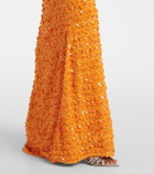 Taller Marmo Candice sequined gown