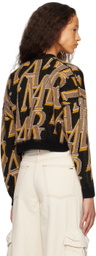 AMIRI Black Repeat Cardigan