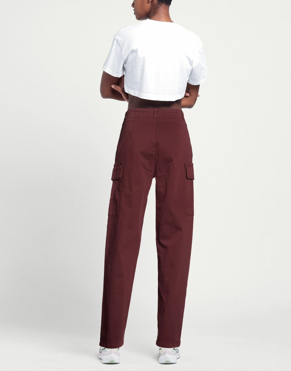 Manila Grace Womens Pants Plum