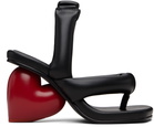YUME YUME Black & Red Love Heeled Sandals