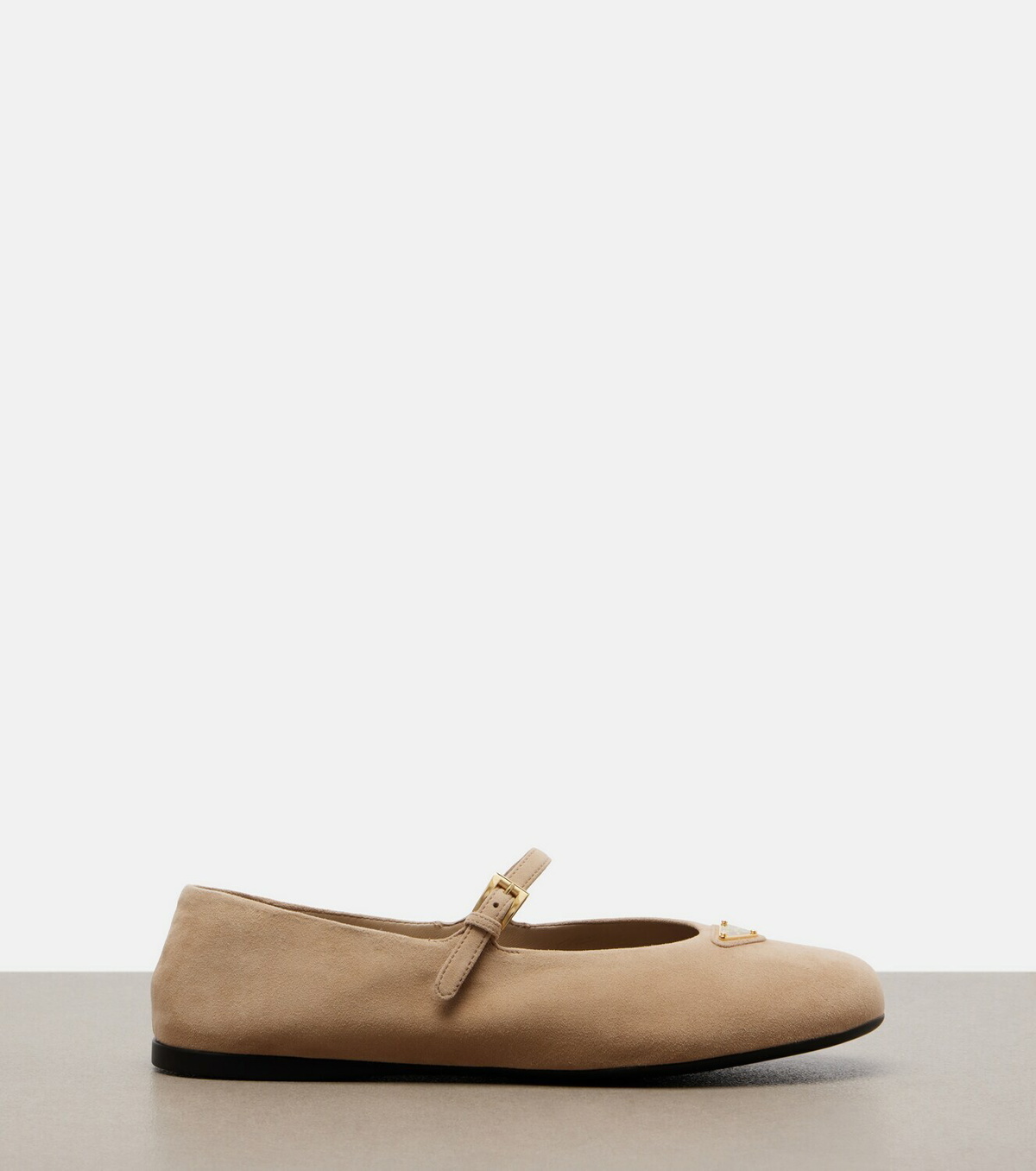 Prada Suede Mary Jane flats