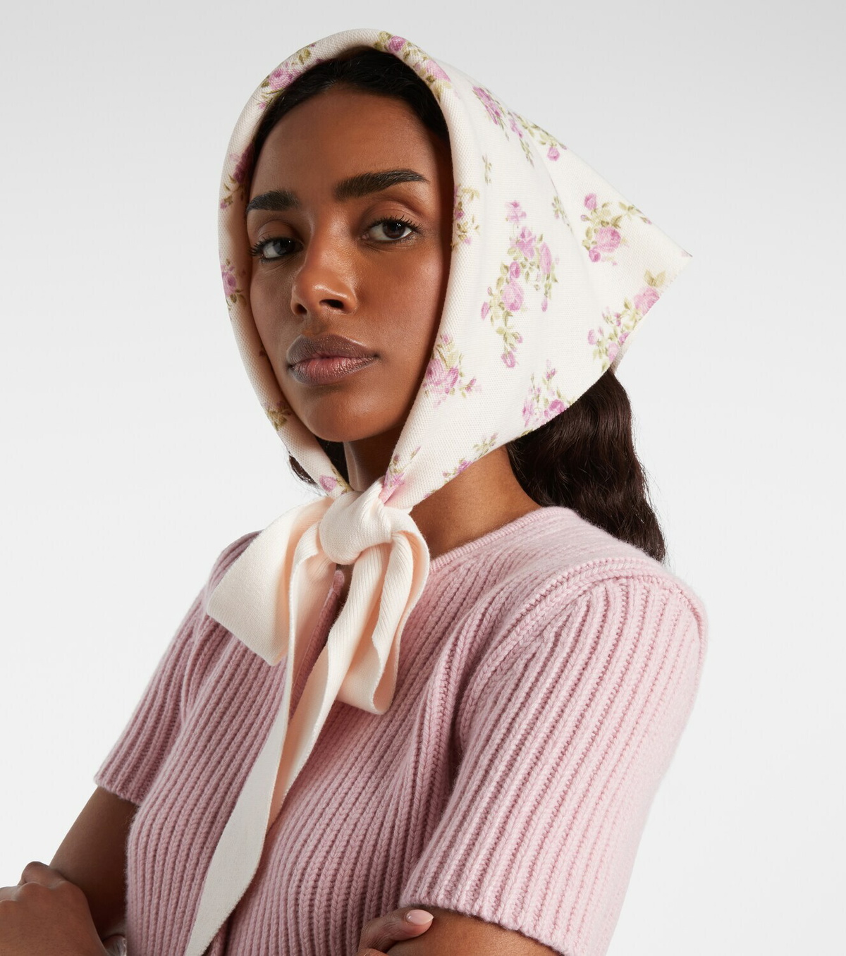 Magda Butrym Floral cotton scarf