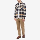 Barbour Men's Mountain Tailored Check Shirt in Navy