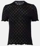 Gucci GG cotton-blend devoré T-shirt