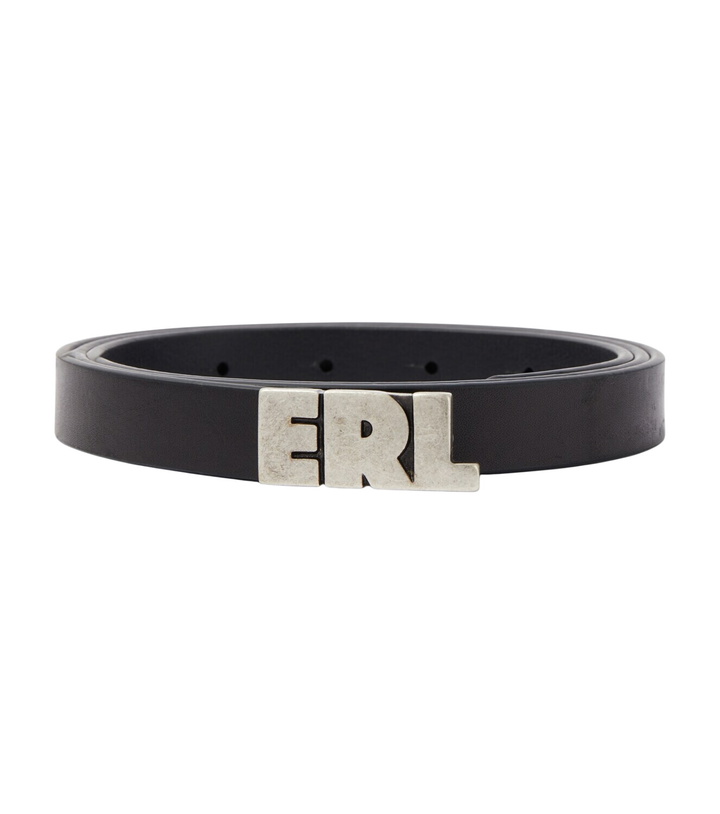 Photo: ERL Logo leather belt