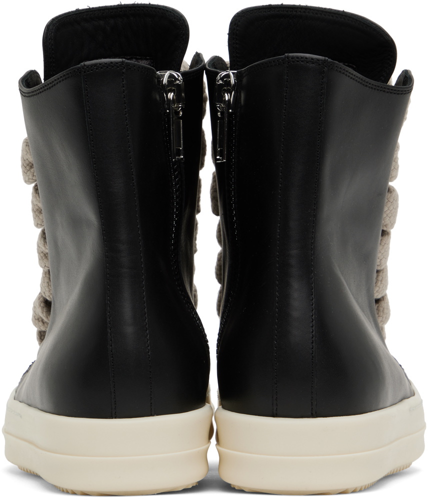 Rick Owens Black Zip Sneakers Rick Owens