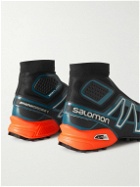 Salomon - Snowcross Advanced Rubber-Trimmed Mesh Running High-Top Sneakers - Black