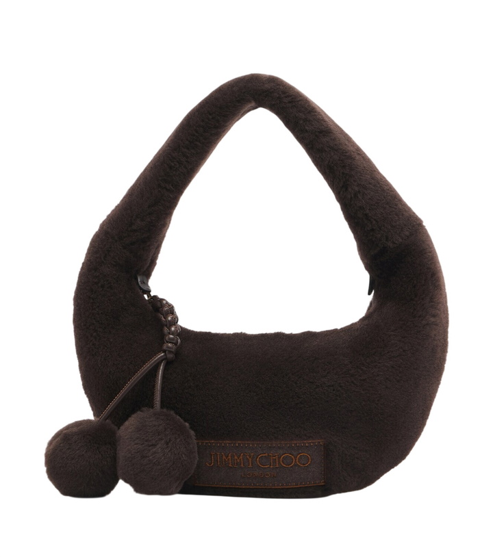 Photo: Jimmy Choo Winter shearling top-handle bag