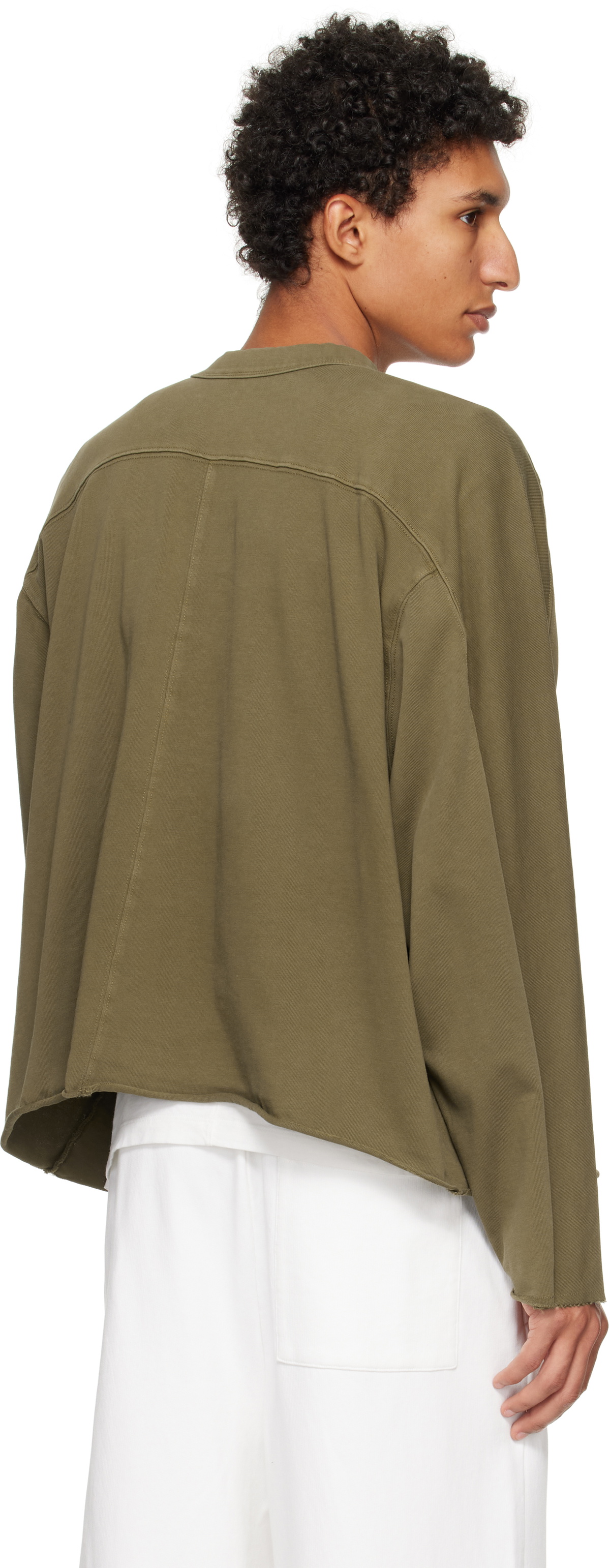 Entire Studios Khaki Heavy Long Sleeve T-shirt