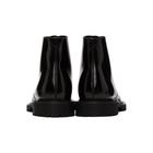 Saint Laurent Black Cesna 20 Lace-Up Boots