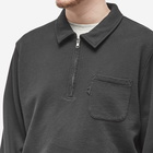 YMC Men's Sugden Quarter Zip in Black