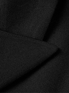 The Row - Velasco Double-Breasted Twill Coat - Black