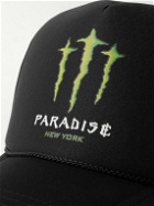 PARADISE - Logo-Print Scuba and Mesh Baseball Cap