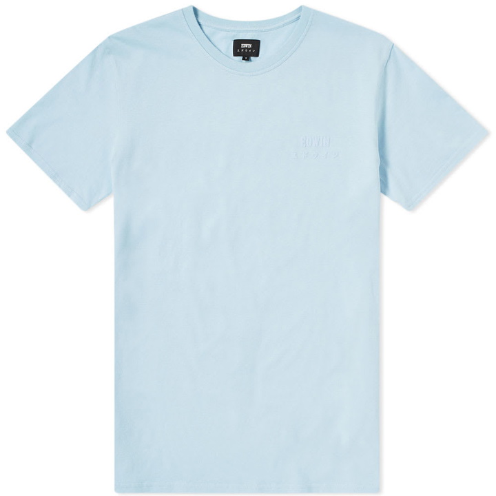 Photo: Edwin Logo Chest Tee