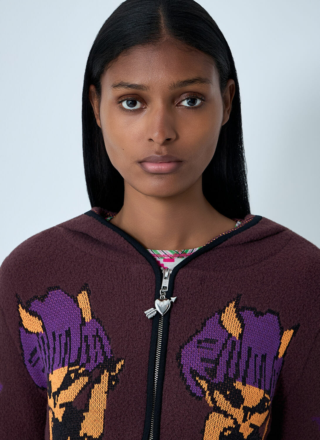 Chopova Lowena Tammie Jo Zip-Up Cardigan