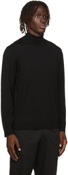 Z Zegna Black Wool Turtleneck