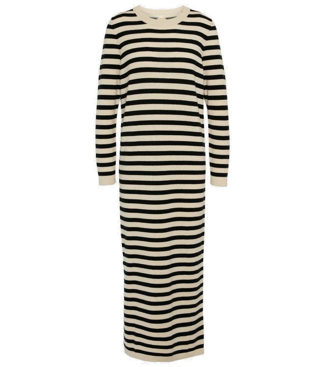 Photo: Jardin des Orangers Striped wool and cashmere midi dress