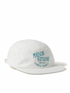 Maison Kitsuné - Logo-Print Cotton-Twill Baseball Cap