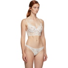 Kiki de Montparnasse White Coquette Longline Bra